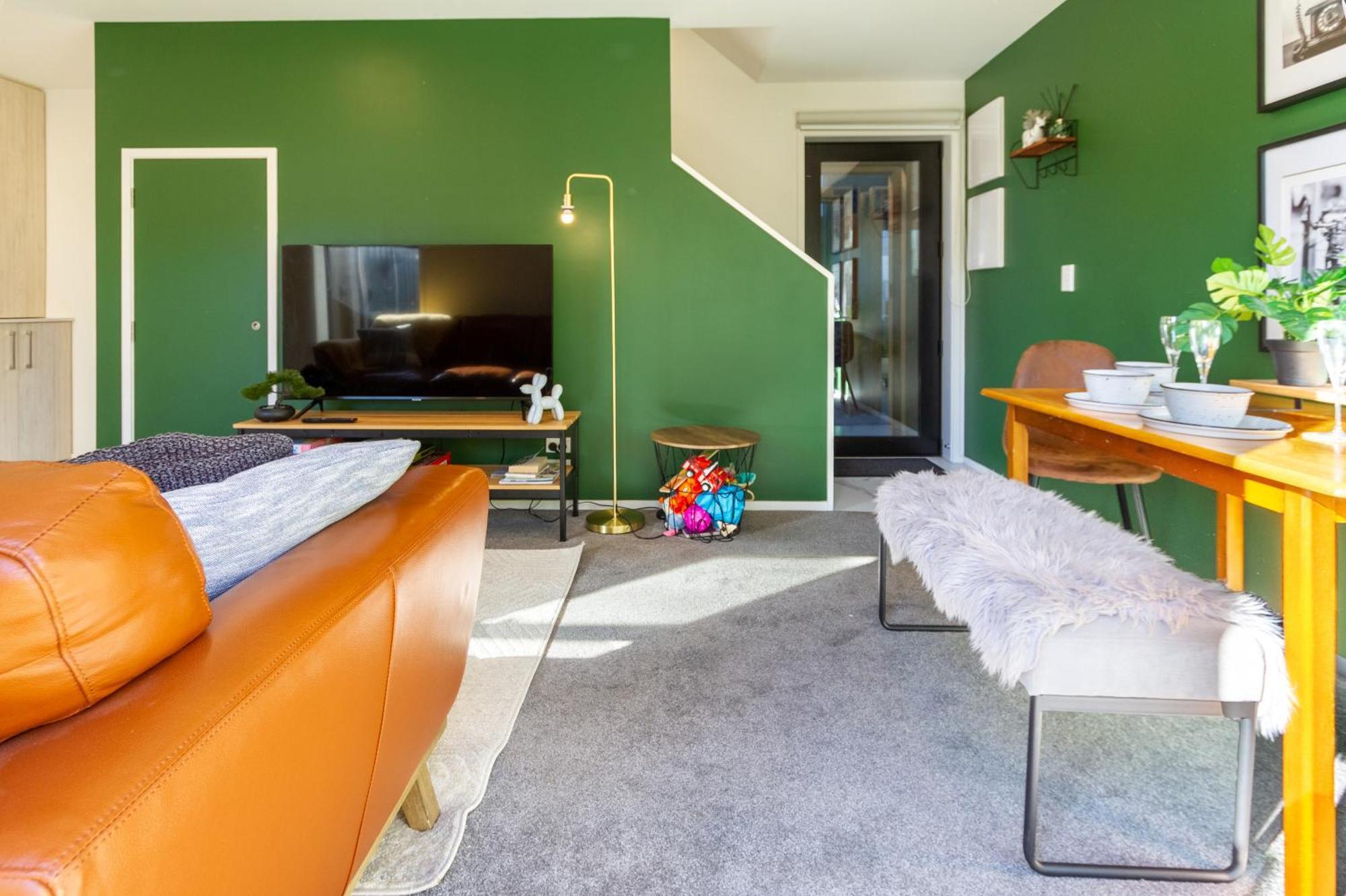 Gorgeous In Green - 2 Bed Central Oasis W/King Bed Christchurch Zewnętrze zdjęcie