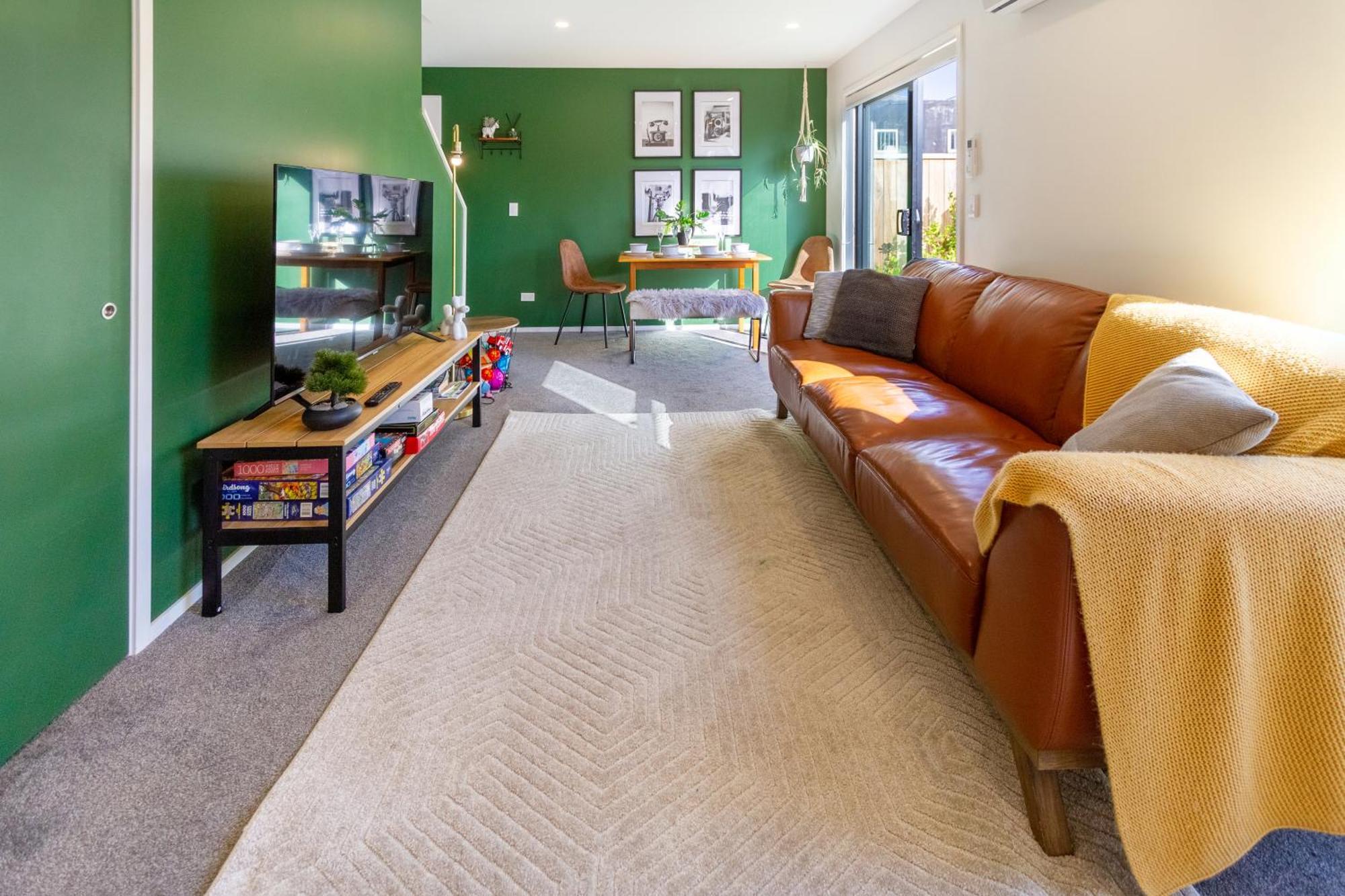 Gorgeous In Green - 2 Bed Central Oasis W/King Bed Christchurch Zewnętrze zdjęcie
