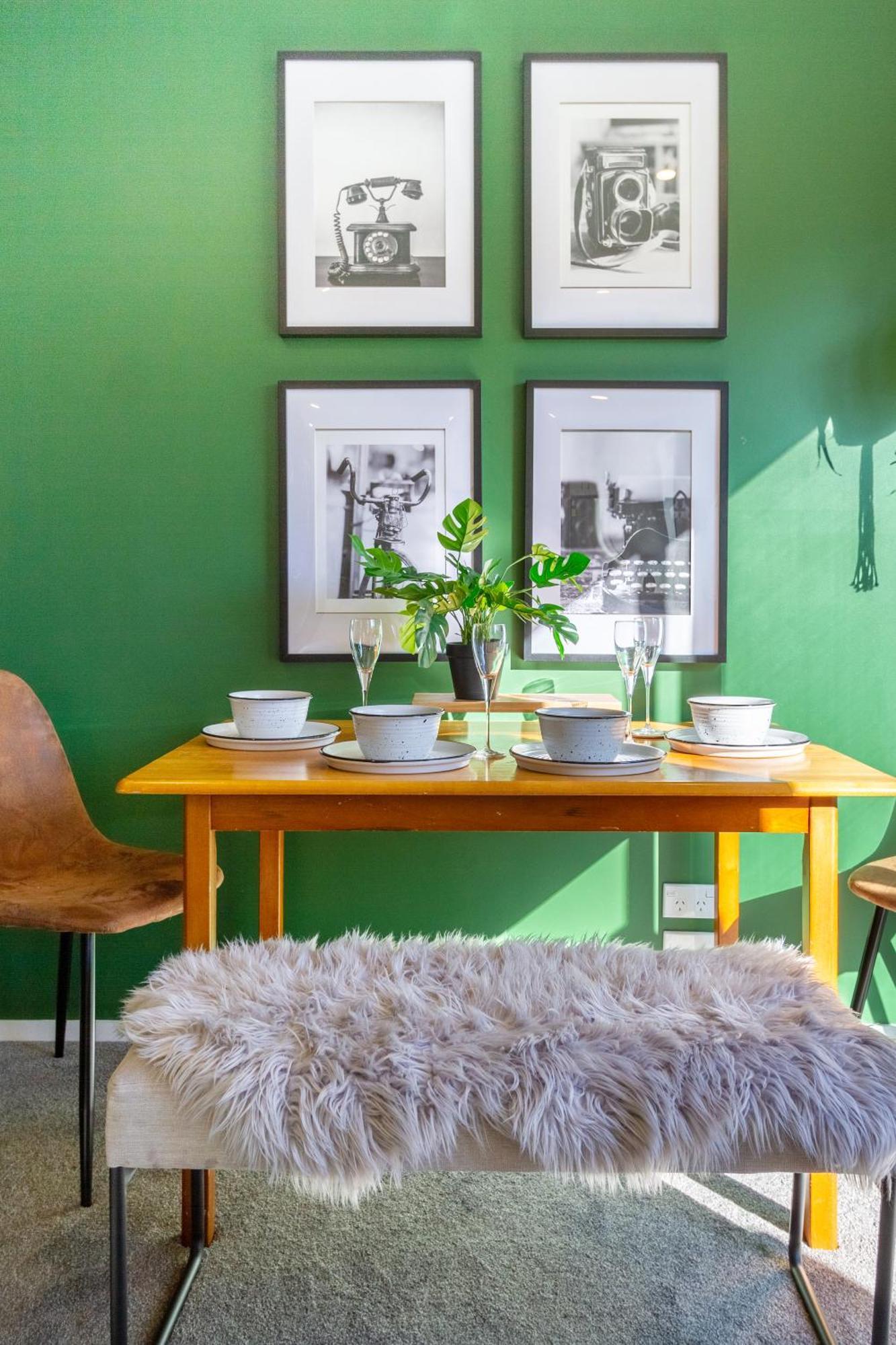 Gorgeous In Green - 2 Bed Central Oasis W/King Bed Christchurch Zewnętrze zdjęcie